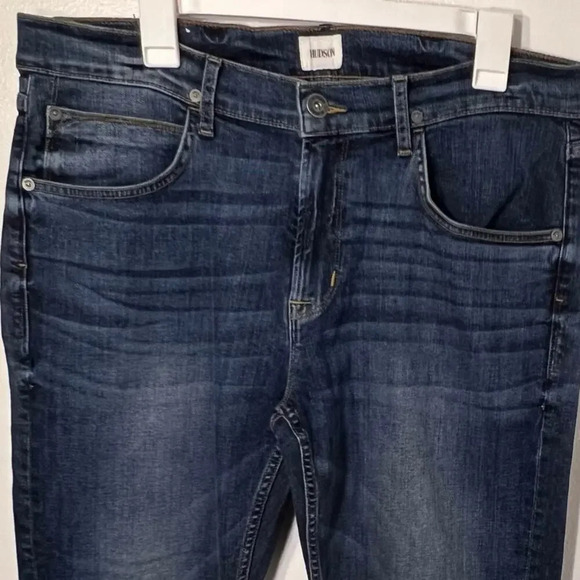 Hudson men’s 36 Byron 5pocket straight leg zip fly stretch,medium wash Jean - Picture 4 of 10